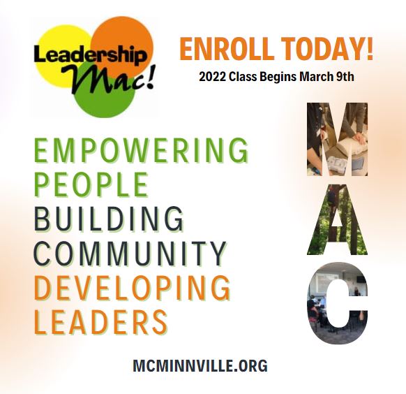 Leadership MAC offered by McMinnville Chamber of Commerce