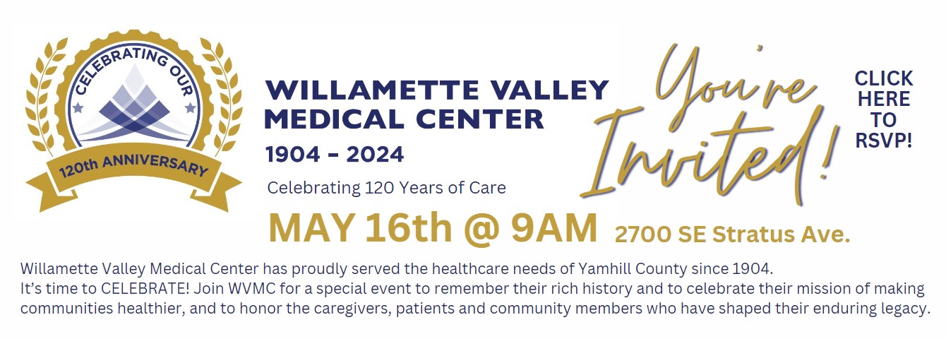 willamette valley medical center 120 anniversary